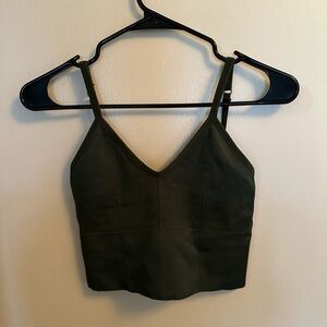 Dark Green Women's Camisole Top